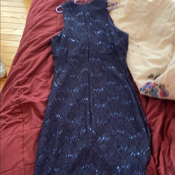 Form Fitting Navy Blue Formal Dress - Picture 2 of 5